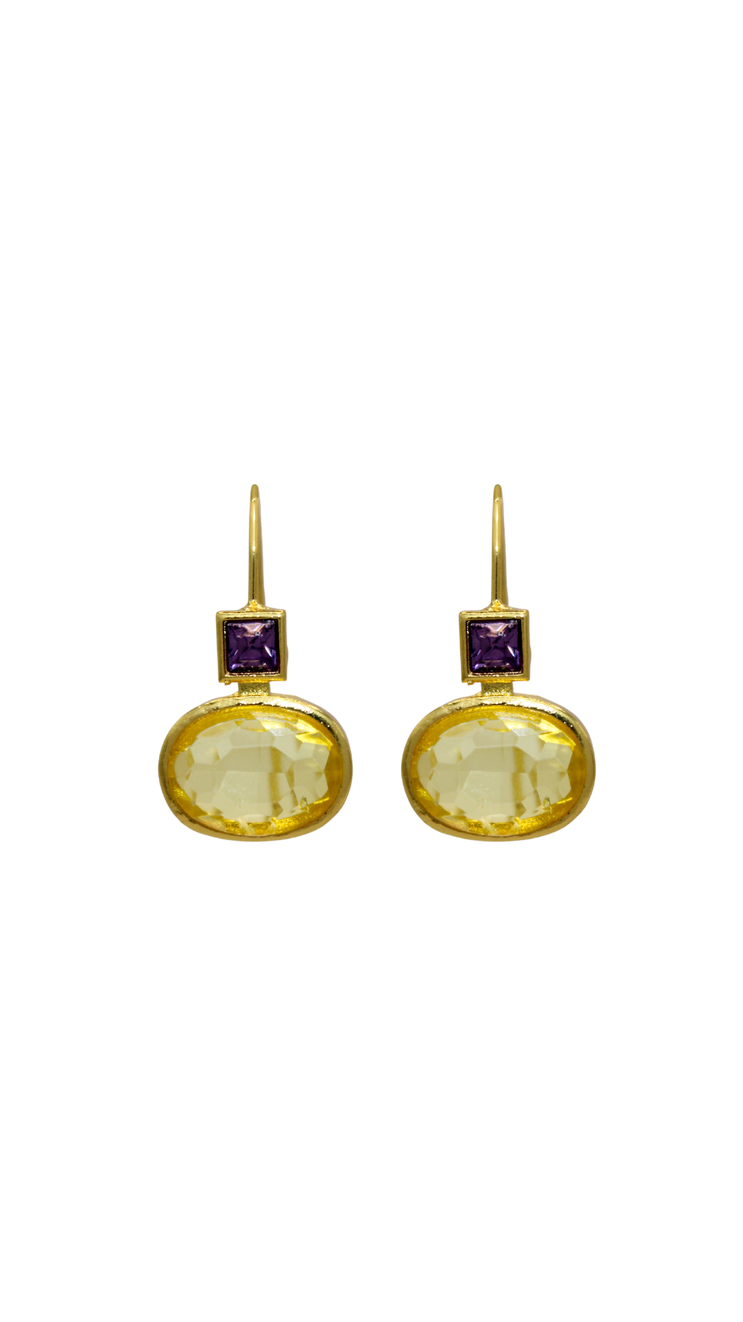 PENDIENTES NIKA EN AMARILLO