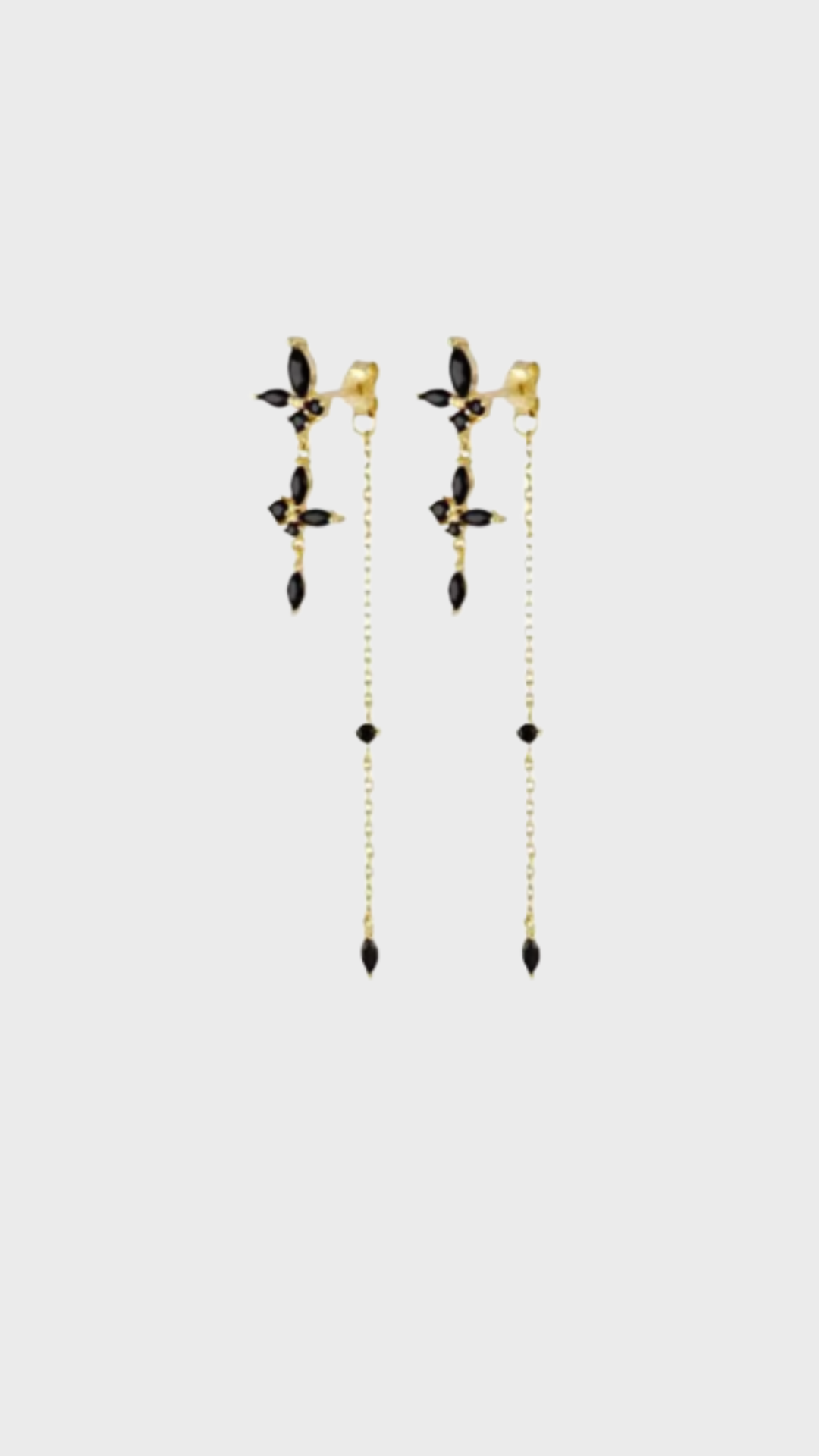 PENDIENTES ORION NEGROS