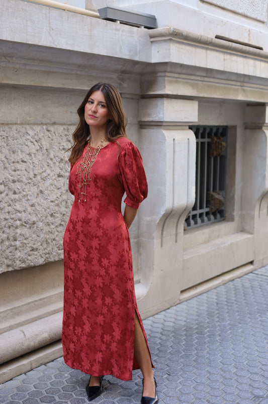 VESTIDO TERRACOTA PORTO COVO